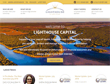 Tablet Screenshot of lighthousecapital.com.au